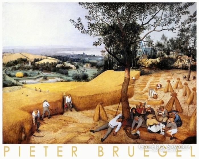 Pieter Bruegel Aratók 1565 művészeti plakát flamand tájkép ősz búza ... How to write a novel outline